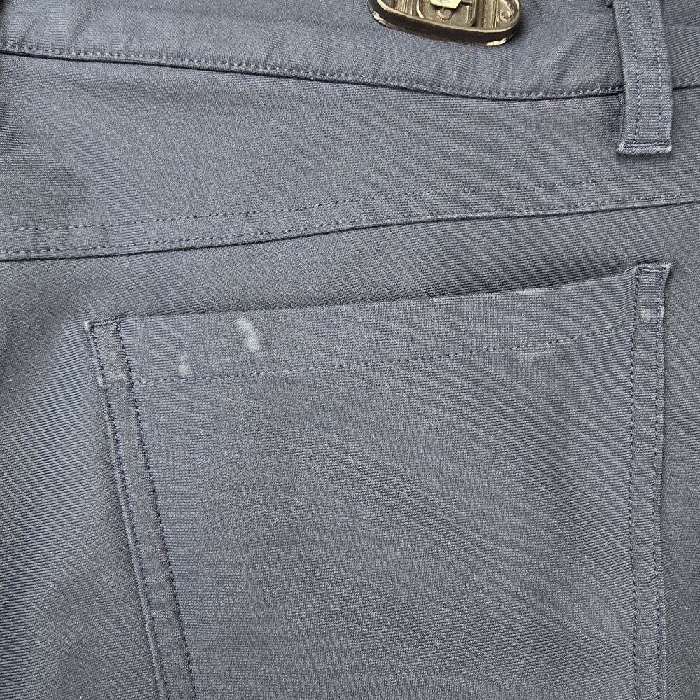 Lululemon Mens ABC Slim Fit Pants 31 (Fits 32x32) Blue Warpstreme LM5593S FLAWS - Picture 10 of 15